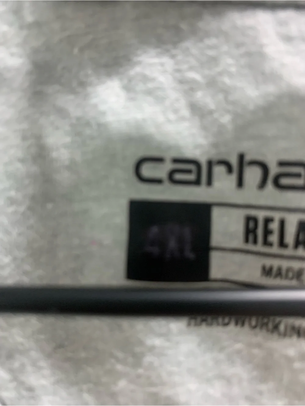 Carhartt Force Men's Light Gray 1/4 Zip Pullover Sweatshirt